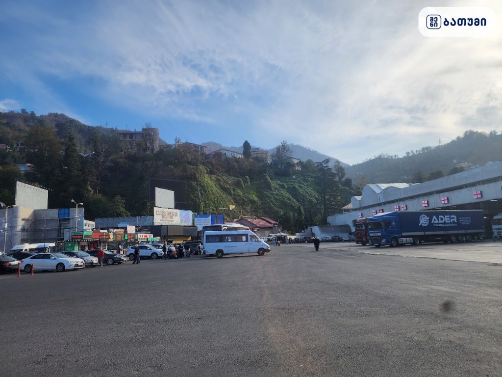Minibuses to Sarpi — ბენზინგასამართი სადგური ბათუმში