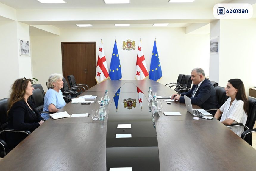შეხვედრა მთავრობის წარმომადგენლებთან მინისტრის შეხვედრა ავსტრალიის საელჩოს წარმომადგენელთან