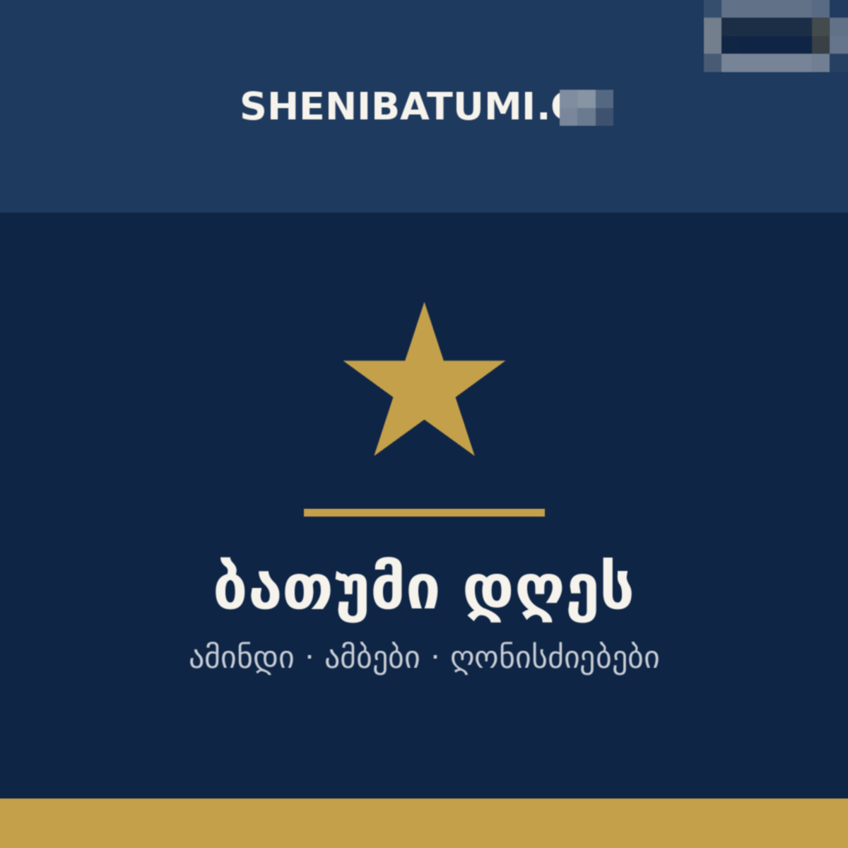 ბათუმის დელისთვის ბრენდირებული ლოგო